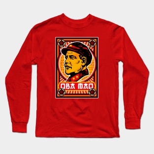 Oba Mao Propaganda Poster Long Sleeve T-Shirt